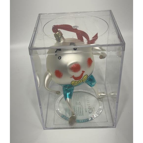 Elegance European Blown Glass Hand Painted Humpty Dumpty Ornament Trump Tower - Picture 7 of 7